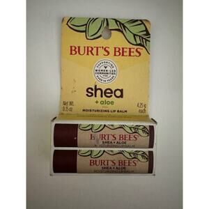 Burt's Bees Shea & Aloe Moisturizing Lip Balm 0.15oz- 2 Pack